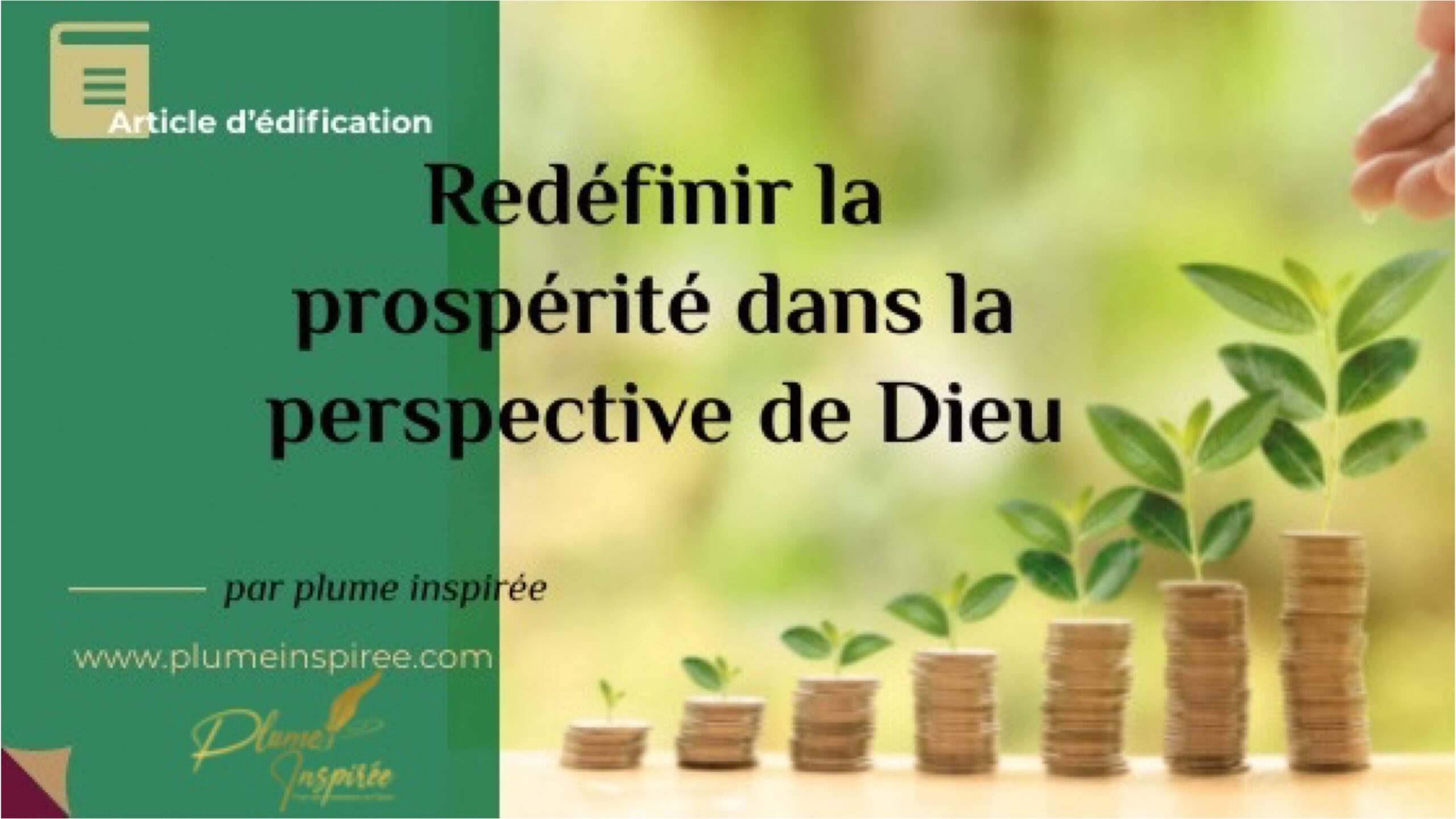 Redéfinir la prospérité dans la perspective de Dieu